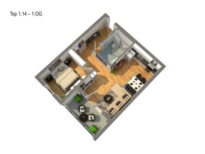 Prof. Schunbach-Straße: TOP 1.14 – 2-Zimmer-Wohnung 1. OG – Erstbezug ab Oktober 2025