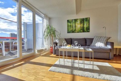 MÖBLIERT - HELL UND GEMÜTLICH -  Apartment mit Dachterrasse