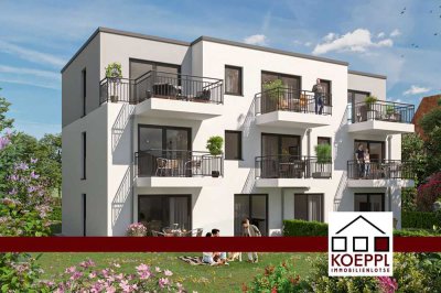 Fertigstellung ca. Sommer 2025: 2 Zi mit Südost-Balkon & PKW-Stellplatz