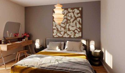 Wohnung mit Balkon und Keller