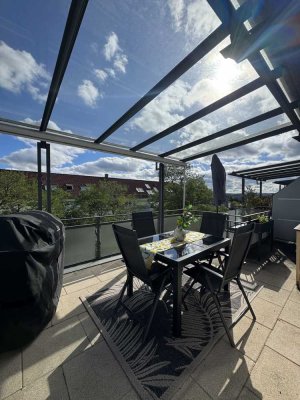 Helle 4-Zimmer Maisonette Wohnung mit Dachterrasse