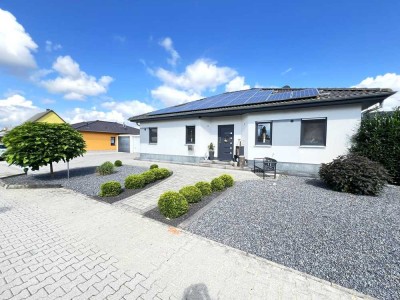 Energieffizienter Bungalow  
inkl. Terrasse + Doppelgarage in Coswiger Siedlung (BJ 2015)