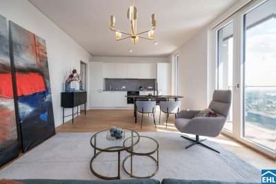 Großzügige 4-Zi.-Wohnung mit Loggia &amp; Rooftop Fitness