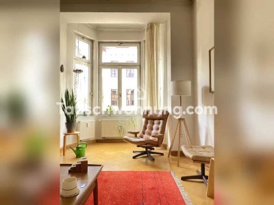 Tauschwohnung: schöne Altbauwohnung im Waldstraßenviertel
