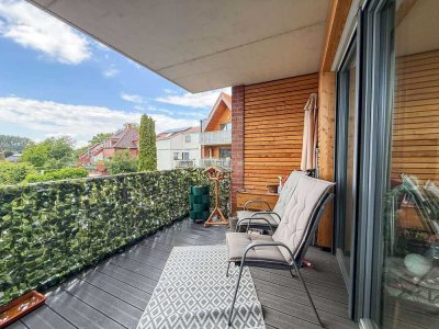 Ruhig. Sonnig. Nah dran.  2-Zimmer-Neubau- Wohnung mit Westloggia