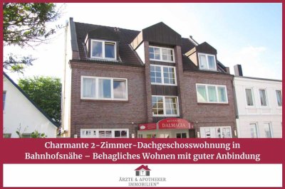 Gemütliche 2-Zimmer im Dachgeschoss - Bahnhofsnähe