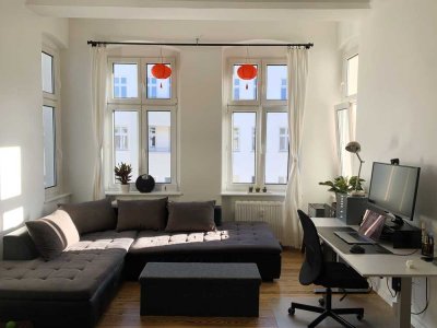 Teilgewerbe/Exklusive 3-Zimmer-Wohnung mit gehobener Innenausstattung mit Balkon und EBK in Pankow