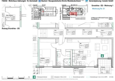 Nachmieter für moderne2-Zimmer-Wohnung mit Terrasse in Darmstadt-Mitte gesucht.