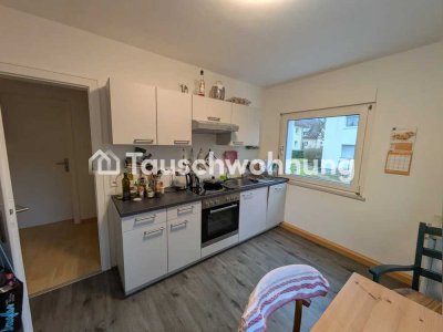 Tauschwohnung: 3 Zimmer Wohnung im Grünen mit Terrasse und Garten