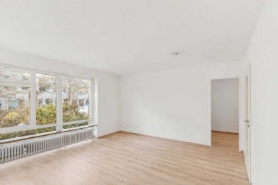 Hadern: 1,5-Zi.-EG-ETW – Loggia + Garten | Erstbezug nach Renovierung | ÖPNV vor der Tür
