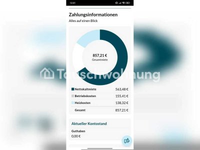 Tauschwohnung: Zentral und Grün nur SAGA