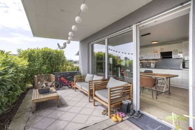4,5 Zimmer-Erdgeschosswohnung mit Gartenanteil in beliebter Lage