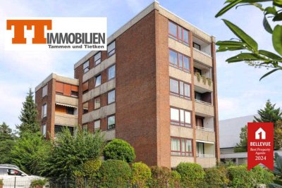 TT bietet an: Über den Dächern von Heppens -  Klasse Eigentumswohnung mit 4 Zimmern und Balkon