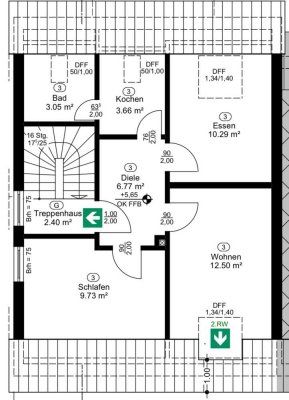 46qm2 Dachgeschosswohnung Südstadt Paderborn
