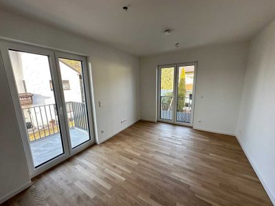 Erstbezug: Moderne 2-Zimmer-Wohnung mit Balkon im 1. OG in Unterschleißheim