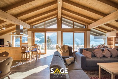 Offizieller Zweitwohnsitz | Penthouse | 3 Minuten in das Skigebiet Kitzbühler Alpen | touristische Vermietung