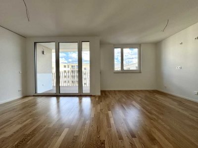 Moderne 4-Raum-Wohnung im Neubau mit Balkon + Terrasse und Gäste-WC