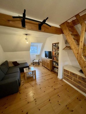 Pendlerwohnung mit 1,5 Zimmern, möbliert