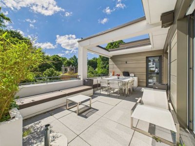 Prinz-Ludwigs-Höhe: traumhaftes Penthouse mit Sauna und Einliegerappartement in Bestlage