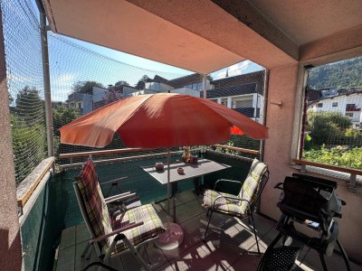 Vomp: 3-Zimmer-Terrassenwohnung mit Veranda und Tiefgaragenabstellplatz