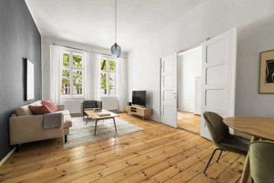 Charmante 4-Zimmer Wohnung in Friedrichshain - voll möbliert
