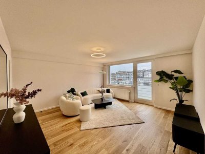 Erstbezug nach Modernisierung: Erstklassige 2-Zimmer-Wohnung mit Balkon im Stadtzentrum Düsseldorfs!