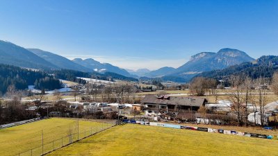 Traumhafte Aussicht &amp; Sonne pur – Wohnung am Zentrumsrand von Scheffau am Wilden Kaiser