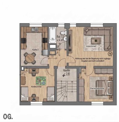 Frisch sanierte 3,5 Zimmerwohnung im malerischen Wehofen
