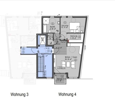 Moderne 2,5-Zimmer Wohnung im 2. OG mit Balkon in Dinslaken