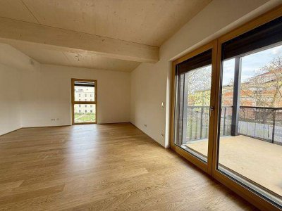 GRÜNE STADTVILLEN - 5 Zimmer mit Balkon - mit Sichtholz in der Wohnung! | Ruhe - Natur - Holz | Provisionsfrei!