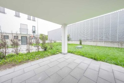 Großzügige Erdgeschosswohnung mit sonniger Terrasse, moderner Küche und elegantem Wohnambiente