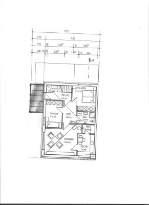 Schöne und gepflegte 3-Raum-Wohnung mit Balkon und EBK in Kappeln