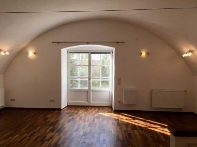 Hochwertig ausgestattete Gewölbewohnung mit sonniger Terrasse