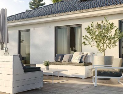 Fußläufig zu S-Bahn und Regionalbahn  auf einer Ebene in unserem Bungalow 92 in Rehfelde wohnen