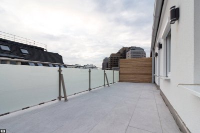 PENTHOUSE RARITÄT NÄHE URANIA 114m2 MIT 2 TERRASSEN! PROVISIONSFREI !