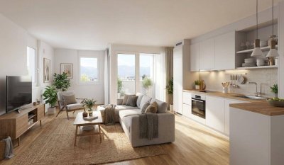 3-Zimmer Hochparterre Neubau-Wohnung mit Balkon (W07)