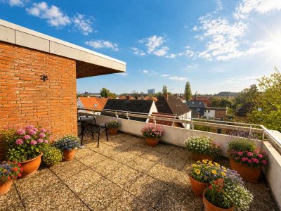 *** Wohnen mit Blick über die Dächer Oldenburgs und ca. 36 m² Dachterrasse ***