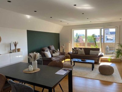 Gemütliche Maisonette-Wohnung mit vier Zimmern und 2 Balkonen