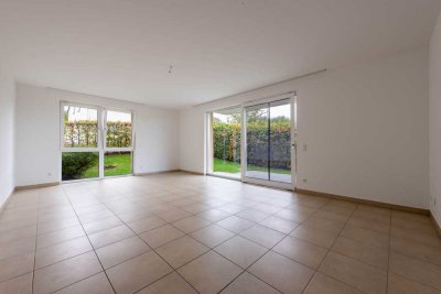 Wohnkomfort auf einer Ebene - moderne Erdgeschosswohnung mit Garten und Balkon