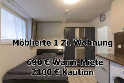 ab sofort- möbliertes 1 Zimmer Apartment in zentraler Lage in Pforzheim
