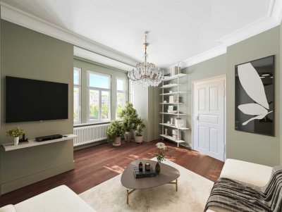 Prachtvolle 4-Zimmer-Belétage in der beliebten Oststadt