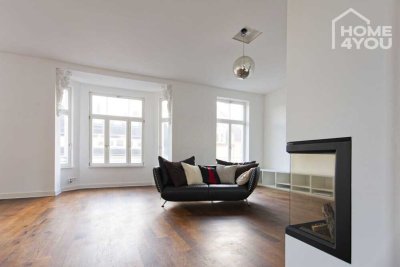 Luxus-Design-Loft im Belgischen Viertel: 192 m², 2 SZ, Kamin, Balkone & Weitblick in Bestlage