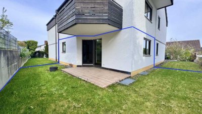 Charmante 1-Zimmer-Wohnung mit Terrasse, Garten und Stellplatz in begehrter Lage von Söflingen