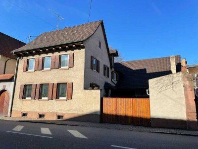 Kippenheim - Ländliches Wohnanwesen mit Werkstattgebäude!