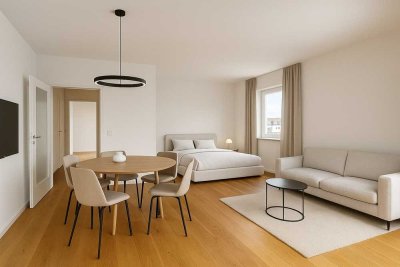 Spektakulärer Blick zur Universität Exquisites Appartement mit Balkon