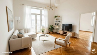 4 Zimmer Altbaujuwel mit Balkon &amp; Kanalblick | Erstbezug nach Renovierung