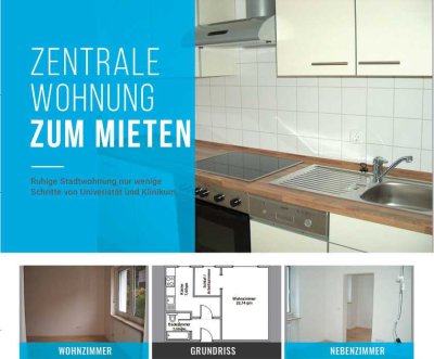 Ihr Wohntraum in Top Lage: Helles und ruhiges 1 1⁄2 Zimmer-Appartement nahe Klinikum und Universität