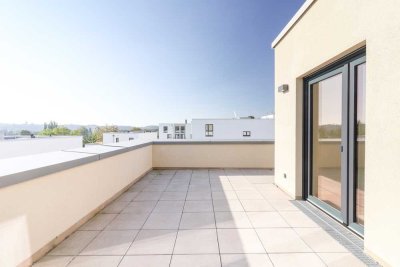 Perfektes Wohngefühl auf 3 Zimmern, 106m², zwei Bädern und Dachterrasse *Erstbezug*!