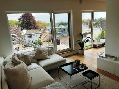 Stylische MAISONETTE Whg mit wunderschönem GARTEN und herrlichem AUSBLICK - KFW55
