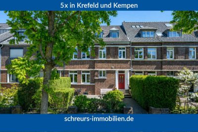 Stil trifft Lage - saniertes Rotklinkerhaus mitten im Krefelder Bismarckviertel!